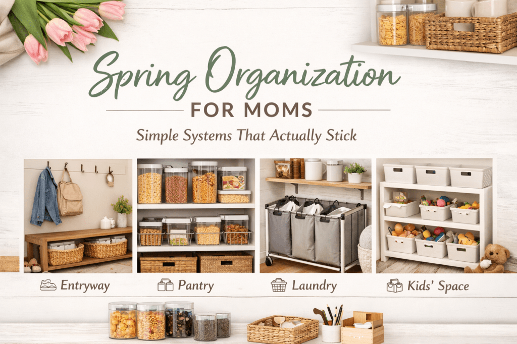 Spring Organization for Moms: Simple Systems That Actually&nbsp;Stick